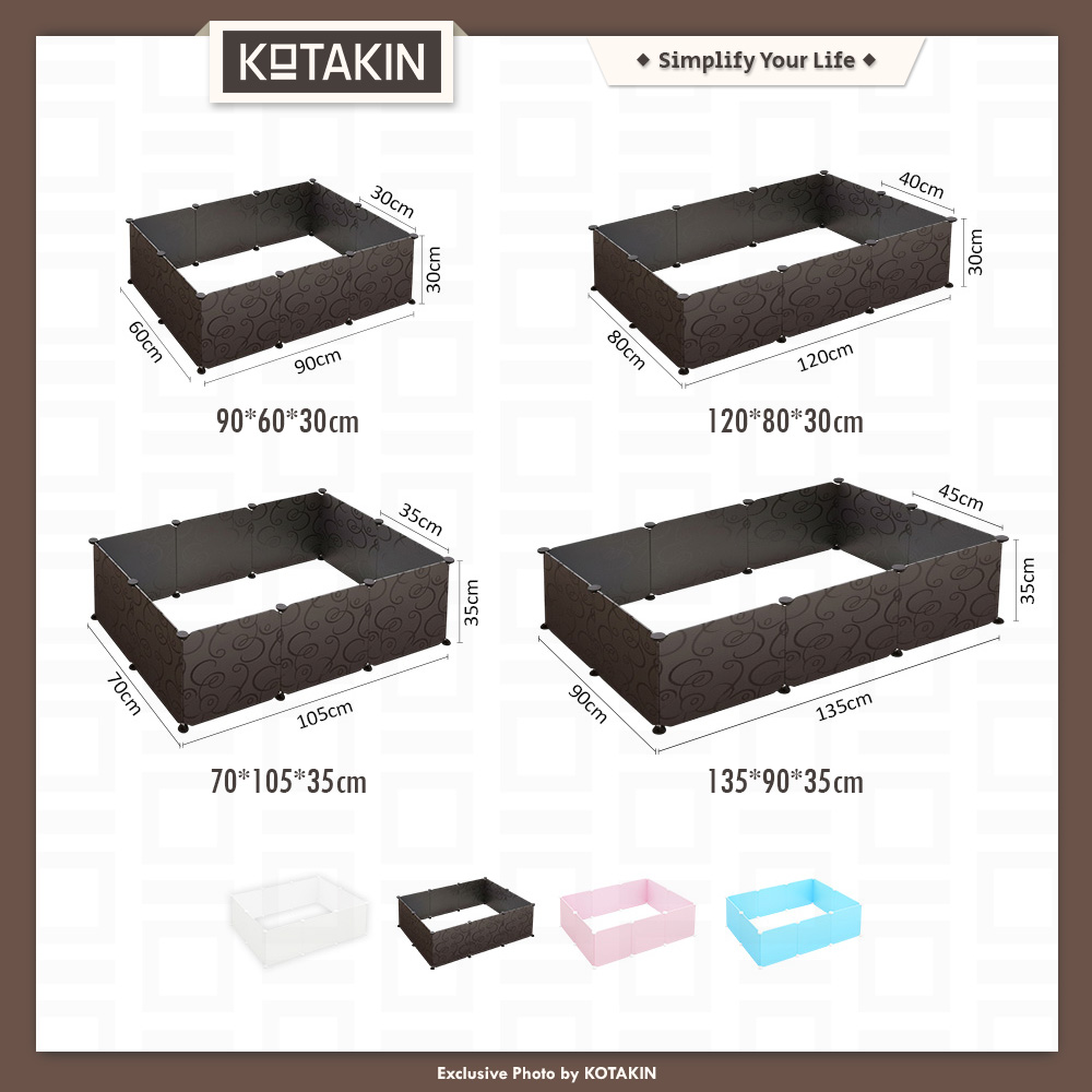 Kandang Kucing Pagar Anjing DIY Set